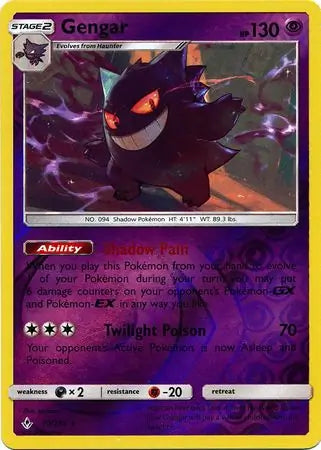Gengar 70/214 (SM - Unbroken Bonds)  - Reverse Holofoil | Good Games Adelaide SA