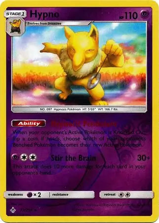 Hypno 72/214 (SM - Unbroken Bonds)  - Reverse Holofoil | Good Games Adelaide SA