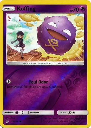 Koffing 73/214 (SM - Unbroken Bonds)  - Reverse Holofoil | Good Games Adelaide SA