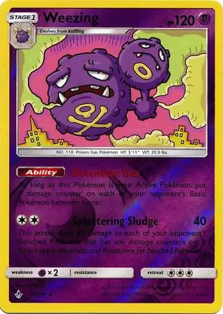 Weezing 74/214 (SM - Unbroken Bonds)  - Reverse Holofoil | Good Games Adelaide SA