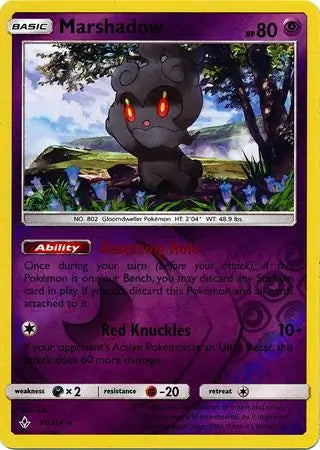 Marshadow 81/214 (SM - Unbroken Bonds)  - Reverse Holofoil | Good Games Adelaide SA
