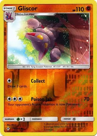 Gliscor 99/214 (SM - Unbroken Bonds)  - Reverse Holofoil | Good Games Adelaide SA