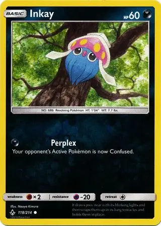 Inkay 118/214 (SM - Unbroken Bonds)  - Reverse Holofoil | Good Games Adelaide SA