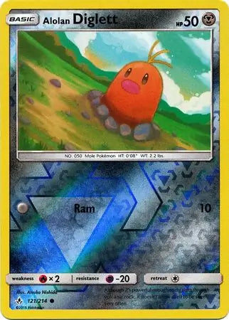 Alolan Diglett 121/214 (SM - Unbroken Bonds)  - Reverse Holofoil | Good Games Adelaide SA