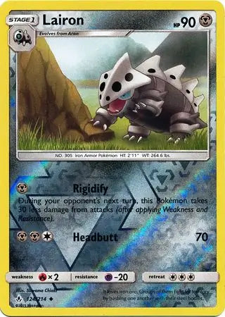 Lairon 124/214 (SM - Unbroken Bonds)  - Reverse Holofoil | Good Games Adelaide SA