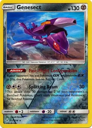 Genesect 127/214 (SM - Unbroken Bonds)  - Reverse Holofoil | Good Games Adelaide SA