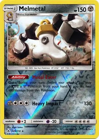 Melmetal 129/214 (SM - Unbroken Bonds)  - Reverse Holofoil | Good Games Adelaide SA