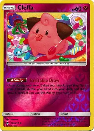 Cleffa 131/214 (SM - Unbroken Bonds)  - Reverse Holofoil | Good Games Adelaide SA