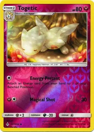 Togetic 137/214 (SM - Unbroken Bonds)  - Reverse Holofoil | Good Games Adelaide SA