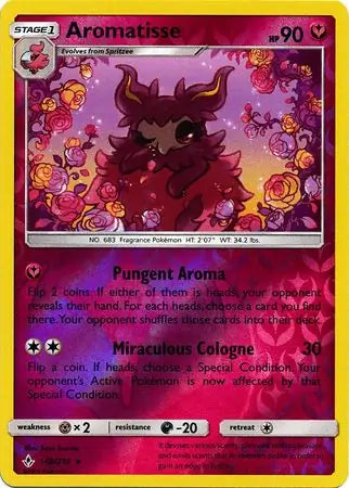 Aromatisse 142/214 (SM - Unbroken Bonds)  - Reverse Holofoil | Good Games Adelaide SA