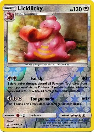 Lickilicky 153/214 (SM - Unbroken Bonds)  - Reverse Holofoil | Good Games Adelaide SA