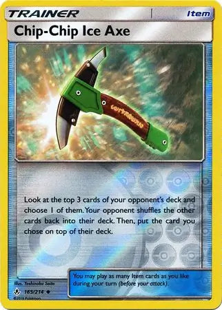 Chip-Chip Ice Axe 165/214 (SM - Unbroken Bonds)  - Reverse Holofoil | Good Games Adelaide SA
