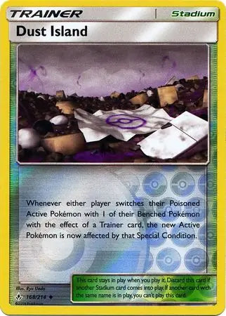 Dust Island 168/214 (SM - Unbroken Bonds)  - Reverse Holofoil | Good Games Adelaide SA