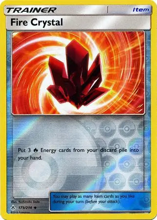 Fire Crystal 173/214 (SM - Unbroken Bonds)  - Reverse Holofoil | Good Games Adelaide SA