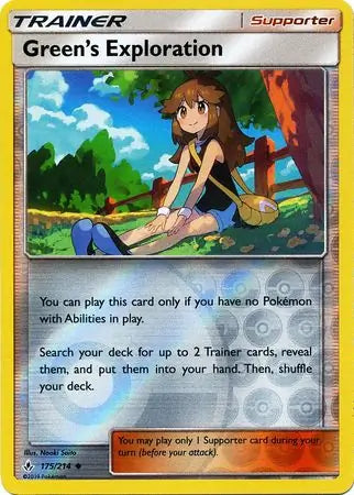 Green's Exploration 175/214 (SM - Unbroken Bonds)  - Reverse Holofoil | Good Games Adelaide SA