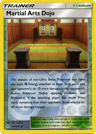 Martial Arts Dojo 179/214 (SM - Unbroken Bonds)  - Reverse Holofoil | Good Games Adelaide SA
