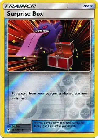 Surprise Box 187/214 (SM - Unbroken Bonds)  - Reverse Holofoil | Good Games Adelaide SA