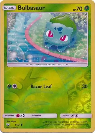 Bulbasaur 1/73 (Shining Legends)  - Reverse Holofoil | Good Games Adelaide SA