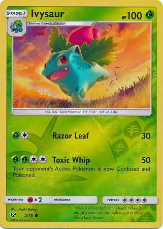 Ivysaur 2/73 (Shining Legends)  - Reverse Holofoil | Good Games Adelaide SA