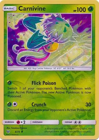 Carnivine 6/73 (Shining Legends)  - Reverse Holofoil | Good Games Adelaide SA