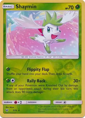Shaymin 7/73 (Shining Legends)  - Reverse Holofoil | Good Games Adelaide SA