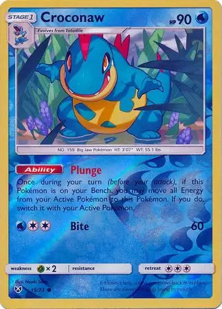 Croconaw 19/73 (Shining Legends)  - Reverse Holofoil | Good Games Adelaide SA