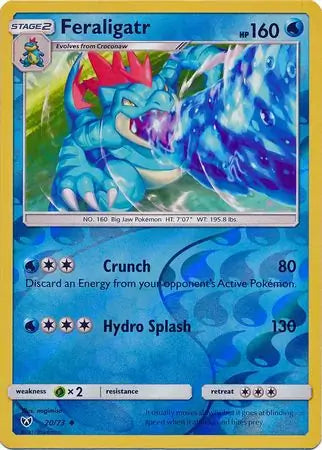 Feraligatr 20/73 (Shining Legends)  - Reverse Holofoil | Good Games Adelaide SA