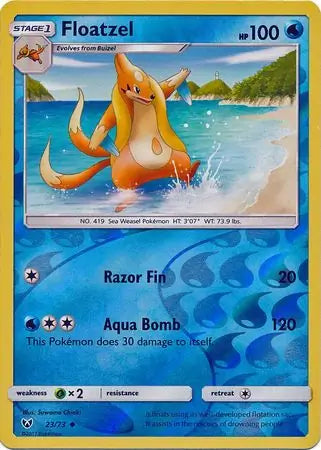 Floatzel 23/73 (Shining Legends)  - Reverse Holofoil | Good Games Adelaide SA
