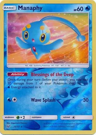 Manaphy 25/73 (Shining Legends)  - Reverse Holofoil | Good Games Adelaide SA