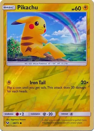 Pikachu 28/73 (Shining Legends)  - Reverse Holofoil | Good Games Adelaide SA
