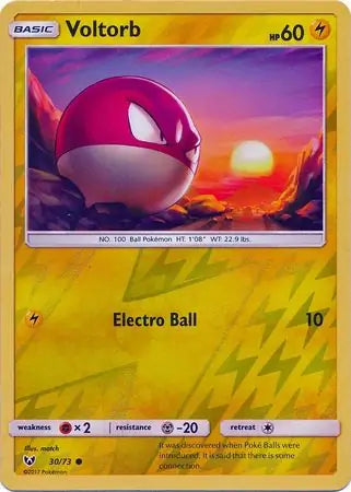 Voltorb 30/73 (Shining Legends)  - Reverse Holofoil | Good Games Adelaide SA