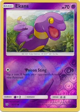 Ekans 36/73 (Shining Legends)  - Reverse Holofoil | Good Games Adelaide SA