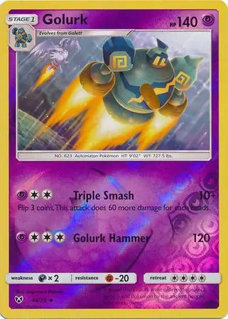Golurk 44/73 (Shining Legends)  - Reverse Holofoil | Good Games Adelaide SA