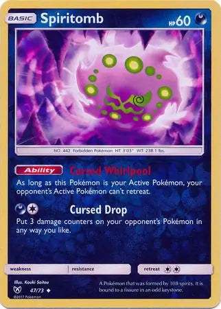 Spiritomb 47/73 (Shining Legends)  - Reverse Holofoil | Good Games Adelaide SA