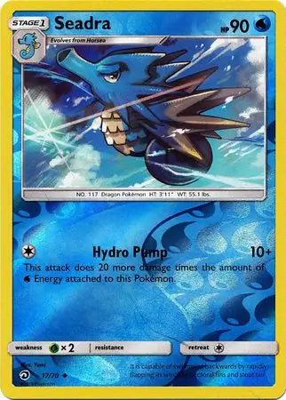 Seadra 17/70 (Dragon Majesty)  - Reverse Holofoil | Good Games Adelaide SA