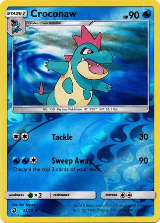 Croconaw 23/70 (Dragon Majesty)  - Reverse Holofoil | Good Games Adelaide SA