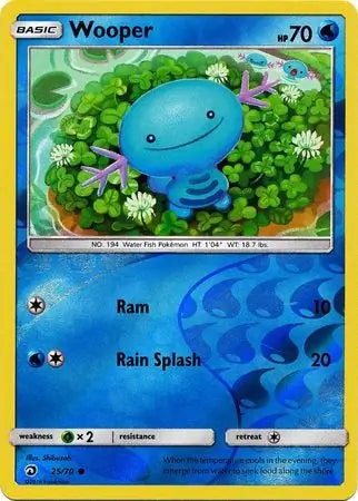 Wooper 25/70 (Dragon Majesty)  - Reverse Holofoil | Good Games Adelaide SA