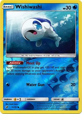 Wishiwashi 31/70 (Dragon Majesty)  - Reverse Holofoil | Good Games Adelaide SA