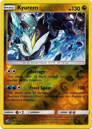 Kyurem 47/70 (Dragon Majesty)  - Reverse Holofoil | Good Games Adelaide SA