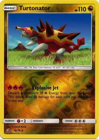 Turtonator 50/70 (Dragon Majesty)  - Reverse Holofoil | Good Games Adelaide SA