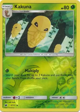 Kakuna 2/111 (SM - Crimson Invasion)  - Reverse Holofoil | Good Games Adelaide SA