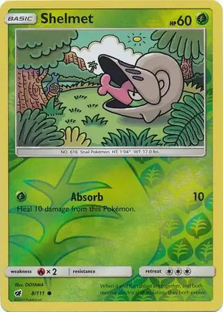 Shelmet 8/111 (SM - Crimson Invasion)  - Reverse Holofoil | Good Games Adelaide SA