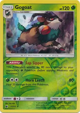 Gogoat 11/111 (SM - Crimson Invasion)  - Reverse Holofoil | Good Games Adelaide SA