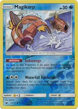 Magikarp 17/111 (SM - Crimson Invasion)  - Reverse Holofoil | Good Games Adelaide SA