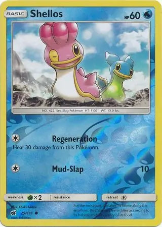 Shellos 29/111 (SM - Crimson Invasion)  - Reverse Holofoil | Good Games Adelaide SA