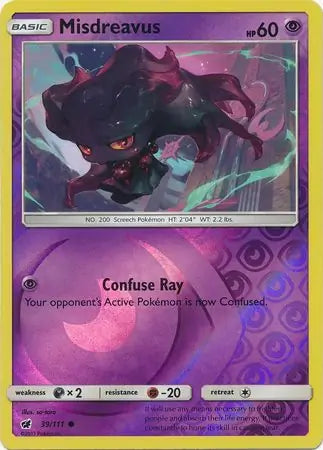 Misdreavus 39/111 (SM - Crimson Invasion)  - Reverse Holofoil | Good Games Adelaide SA