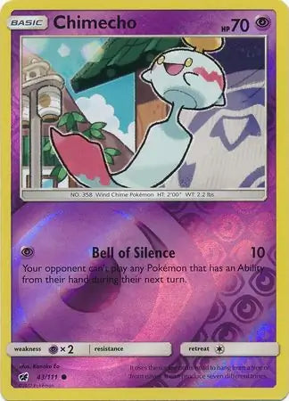 Chimecho 43/111 (SM - Crimson Invasion)  - Reverse Holofoil | Good Games Adelaide SA