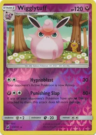 Wigglytuff 72/111 (SM - Crimson Invasion)  - Reverse Holofoil | Good Games Adelaide SA