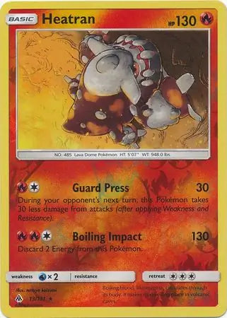 Heatran 13/131 (SM - Forbidden Light)  - Reverse Holofoil | Good Games Adelaide SA