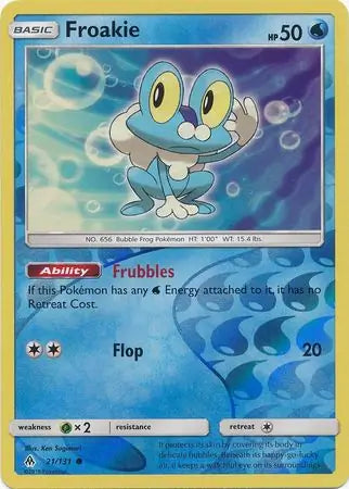 Froakie 21/131 (SM - Forbidden Light)  - Reverse Holofoil | Good Games Adelaide SA